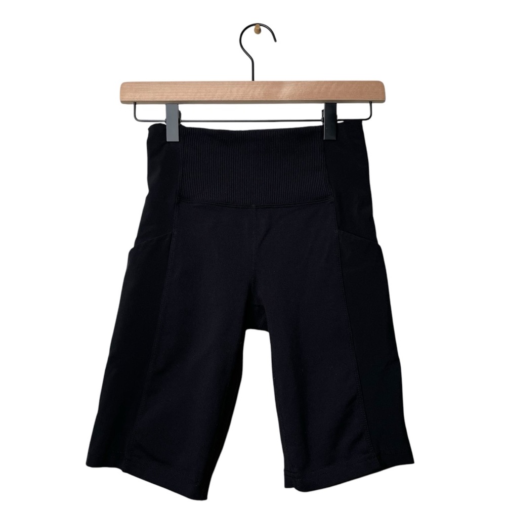Athleta Women's Black Biker Shorts Workout Shorts Running